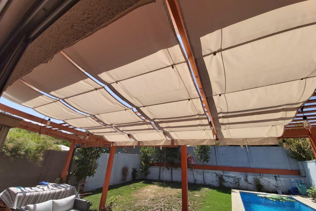 Se estira y se retrae manual